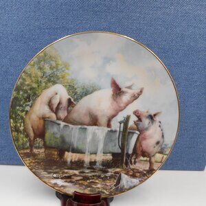 VINTAGE 1990 CHRISTIAN BELL PLATE BY ERIC COPELAND 323/7500 "POSSESSION IS..."